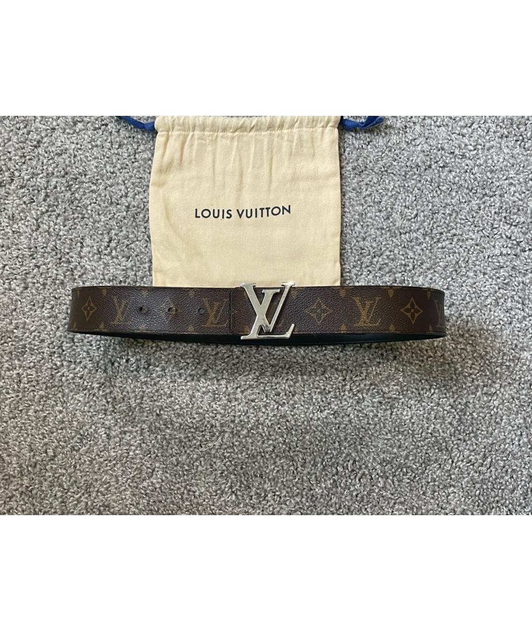 LOUIS VUITTON Коричневый ремень, фото 9