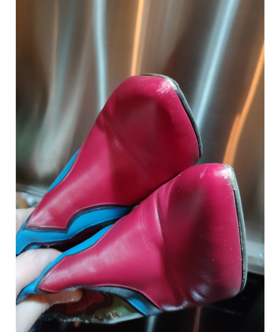 VALENTINO Мульти кожаные сапоги, фото 9