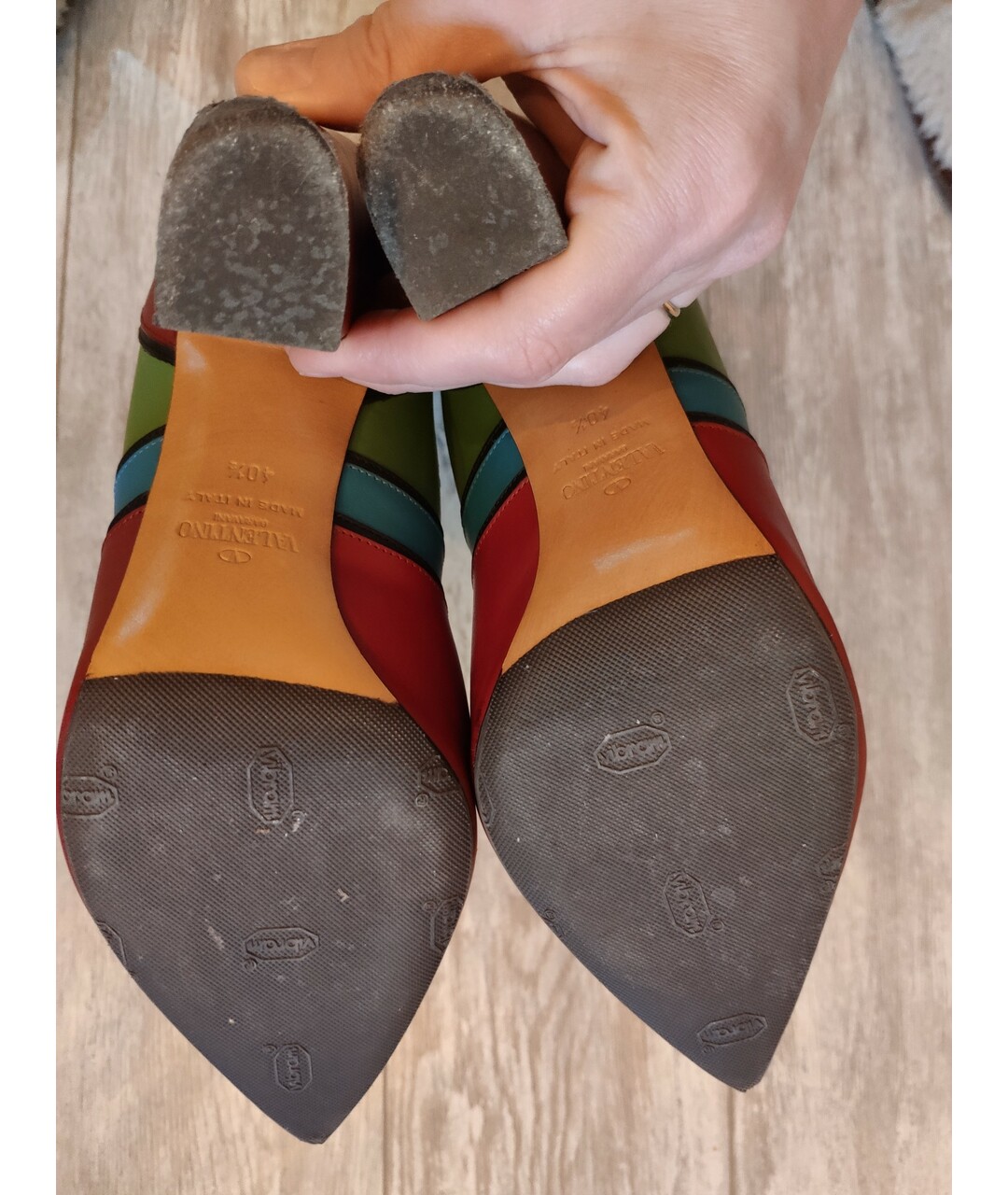 VALENTINO Мульти кожаные сапоги, фото 6