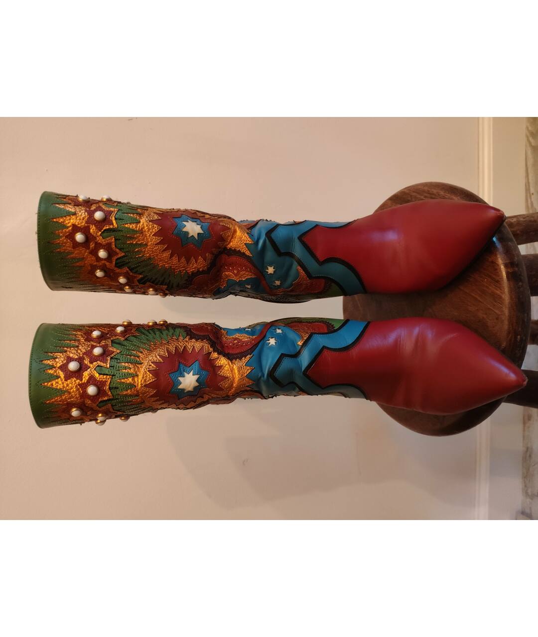 VALENTINO Мульти кожаные сапоги, фото 2