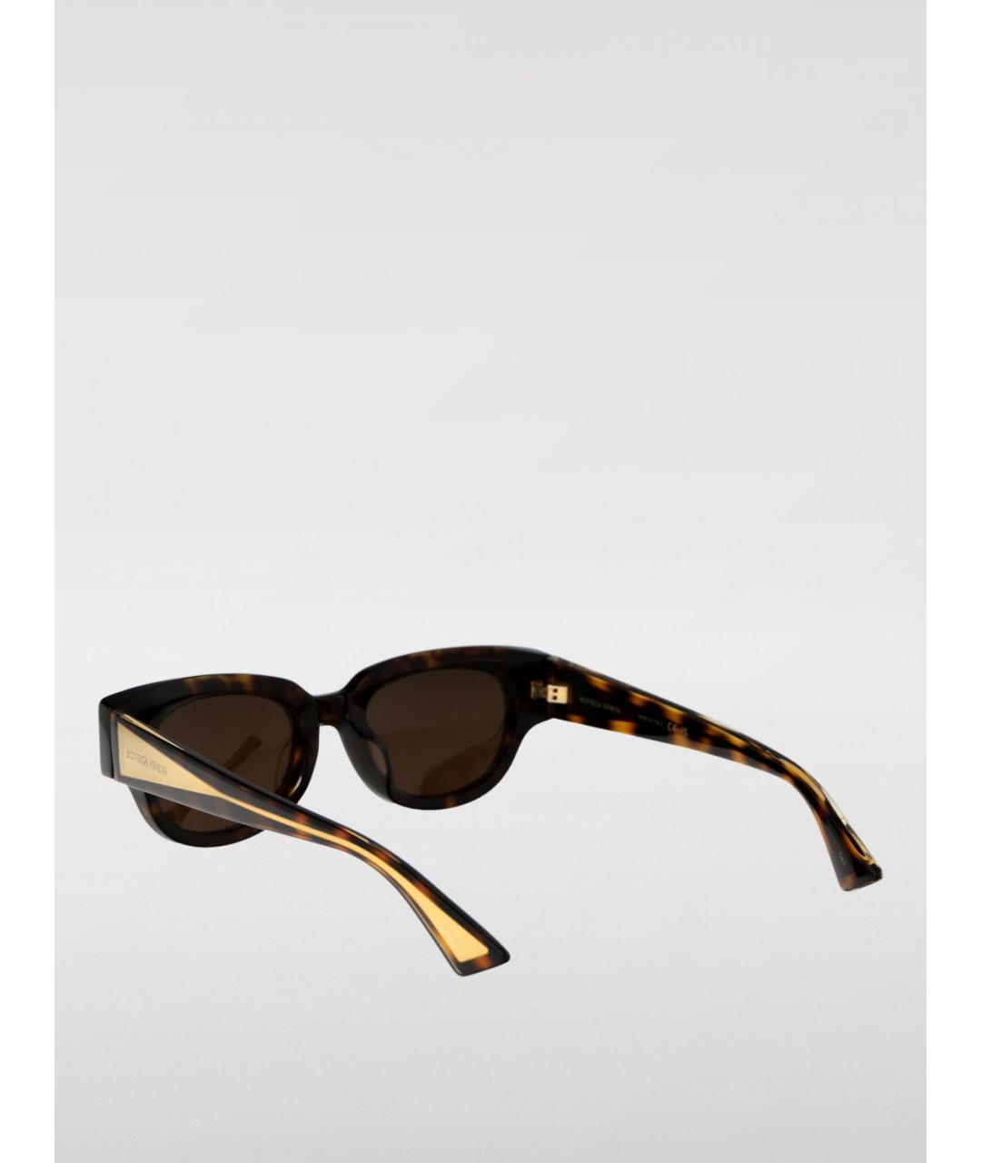 BOTTEGA VENETA Коричневые солнцезащитные очки, фото 2