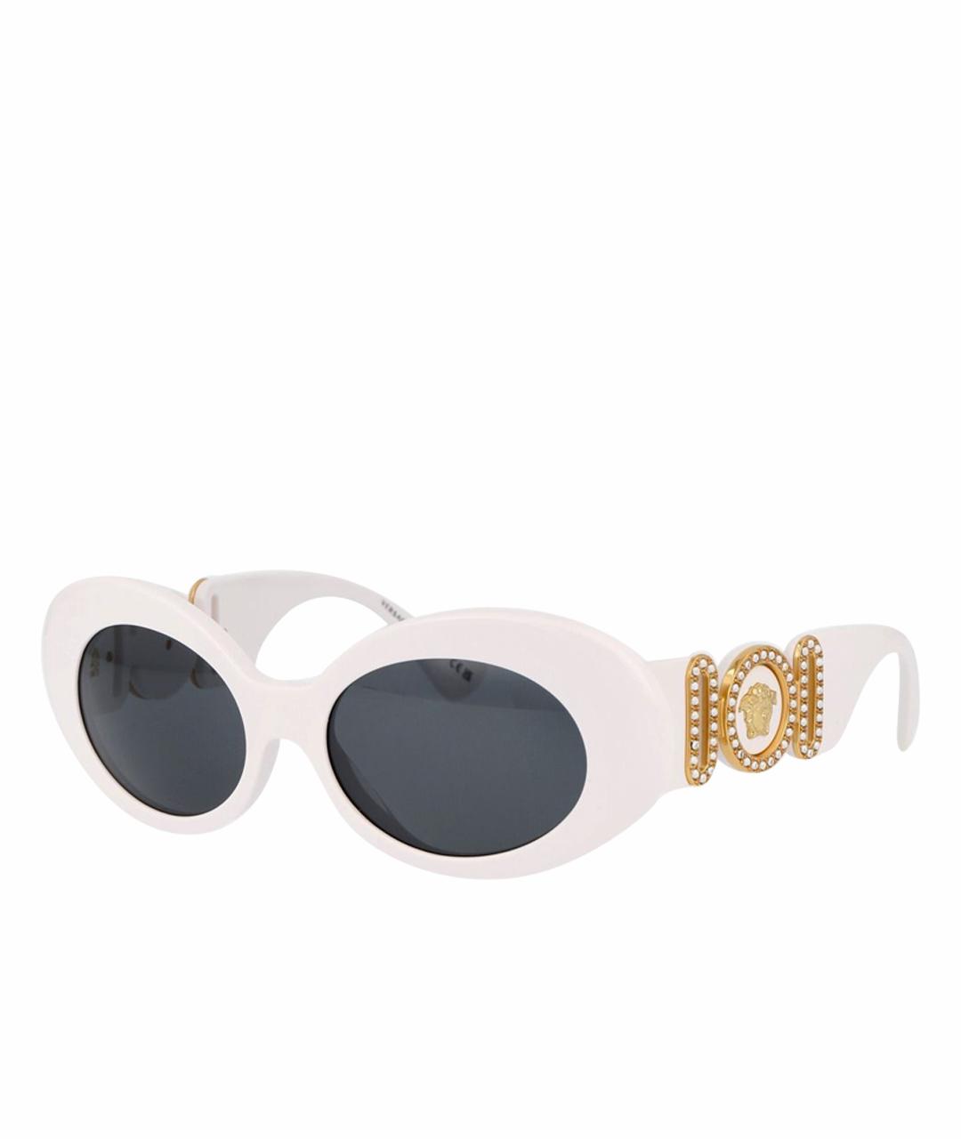VERSACE Белые солнцезащитные очки, фото 1