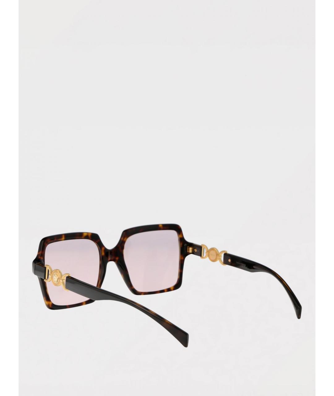VERSACE Коричневые солнцезащитные очки, фото 3