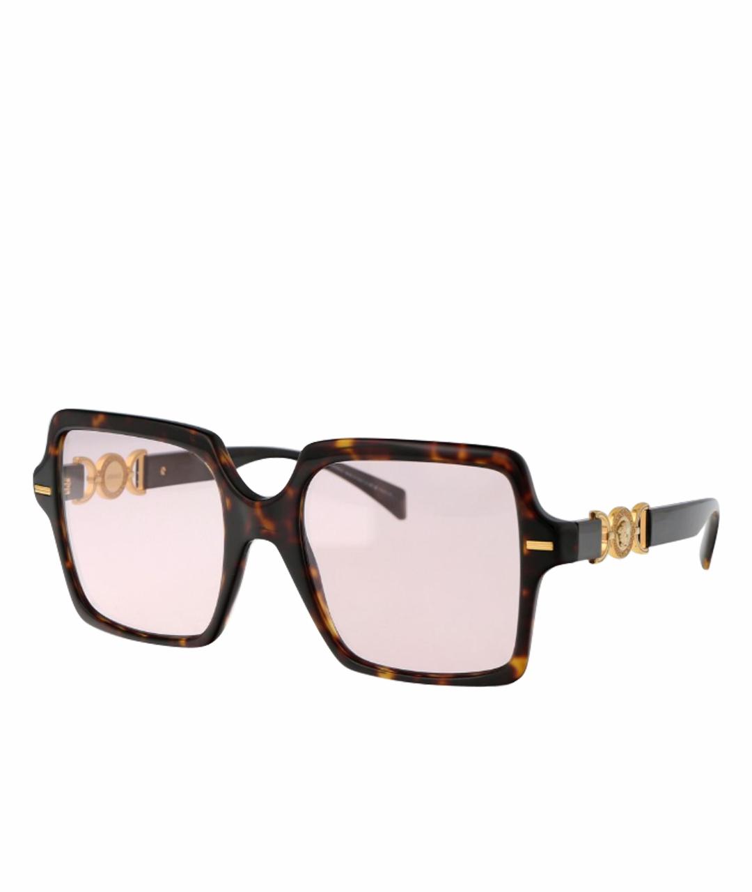 VERSACE Коричневые солнцезащитные очки, фото 1