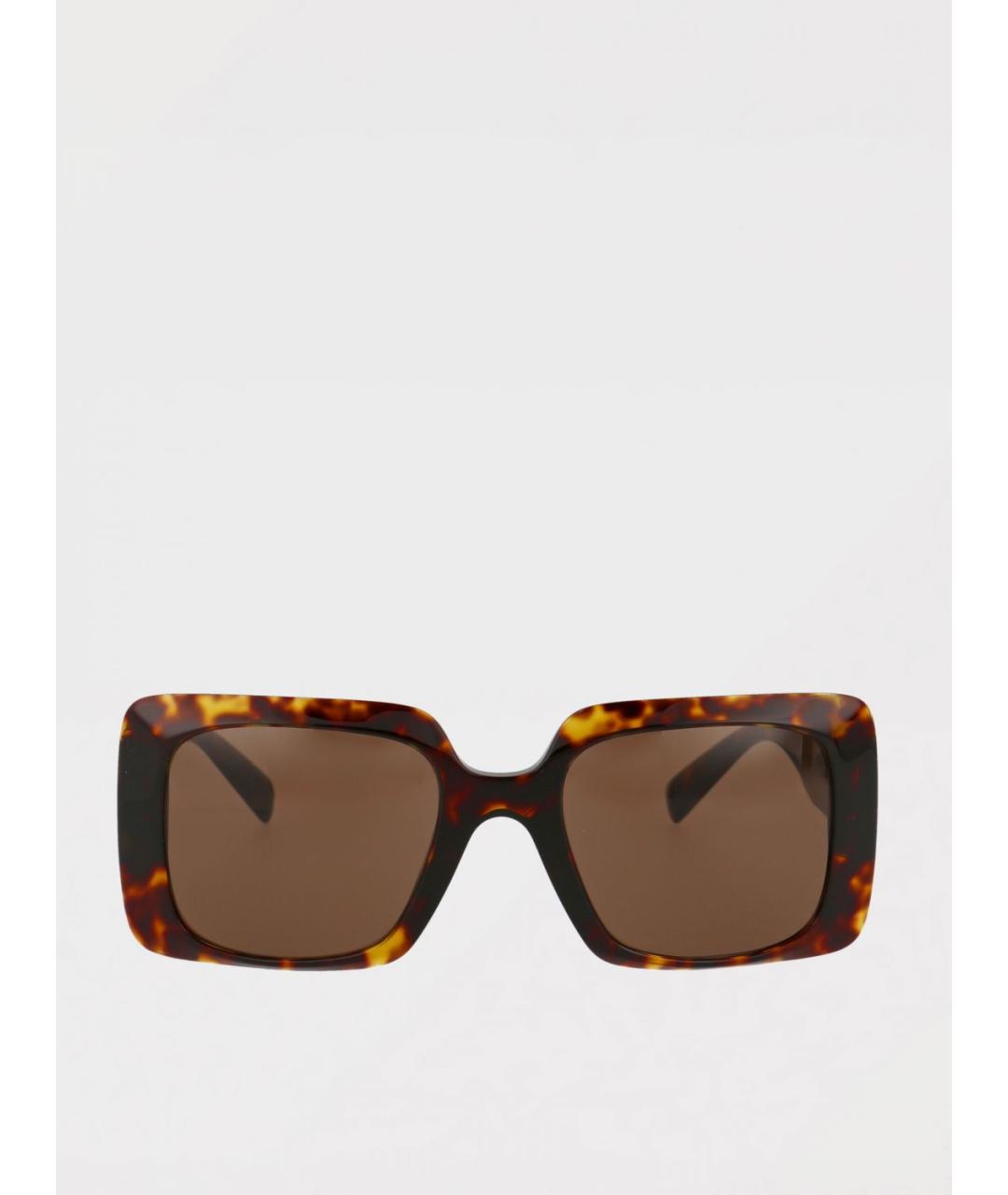 VERSACE Коричневые солнцезащитные очки, фото 4