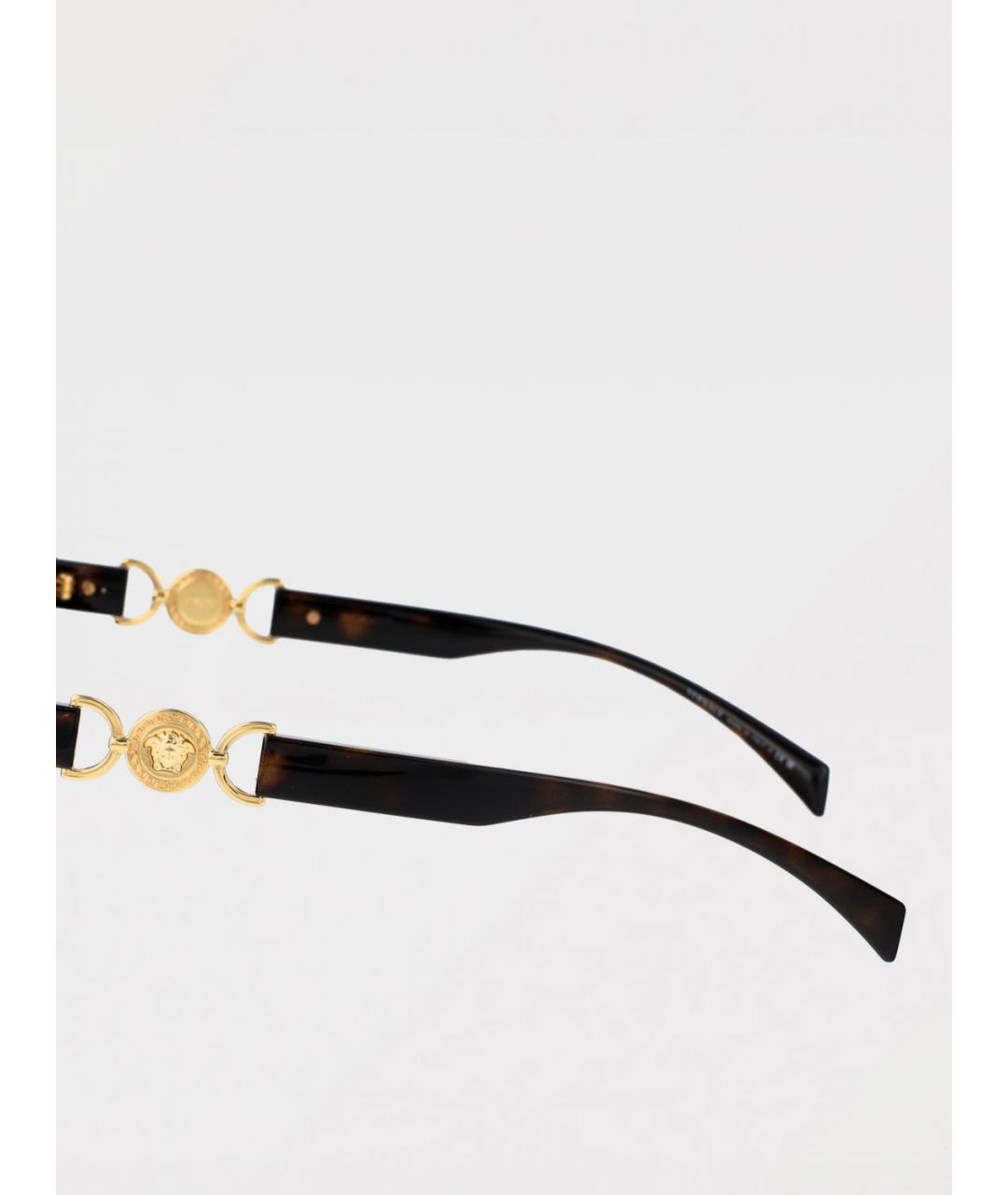 VERSACE Коричневые солнцезащитные очки, фото 4