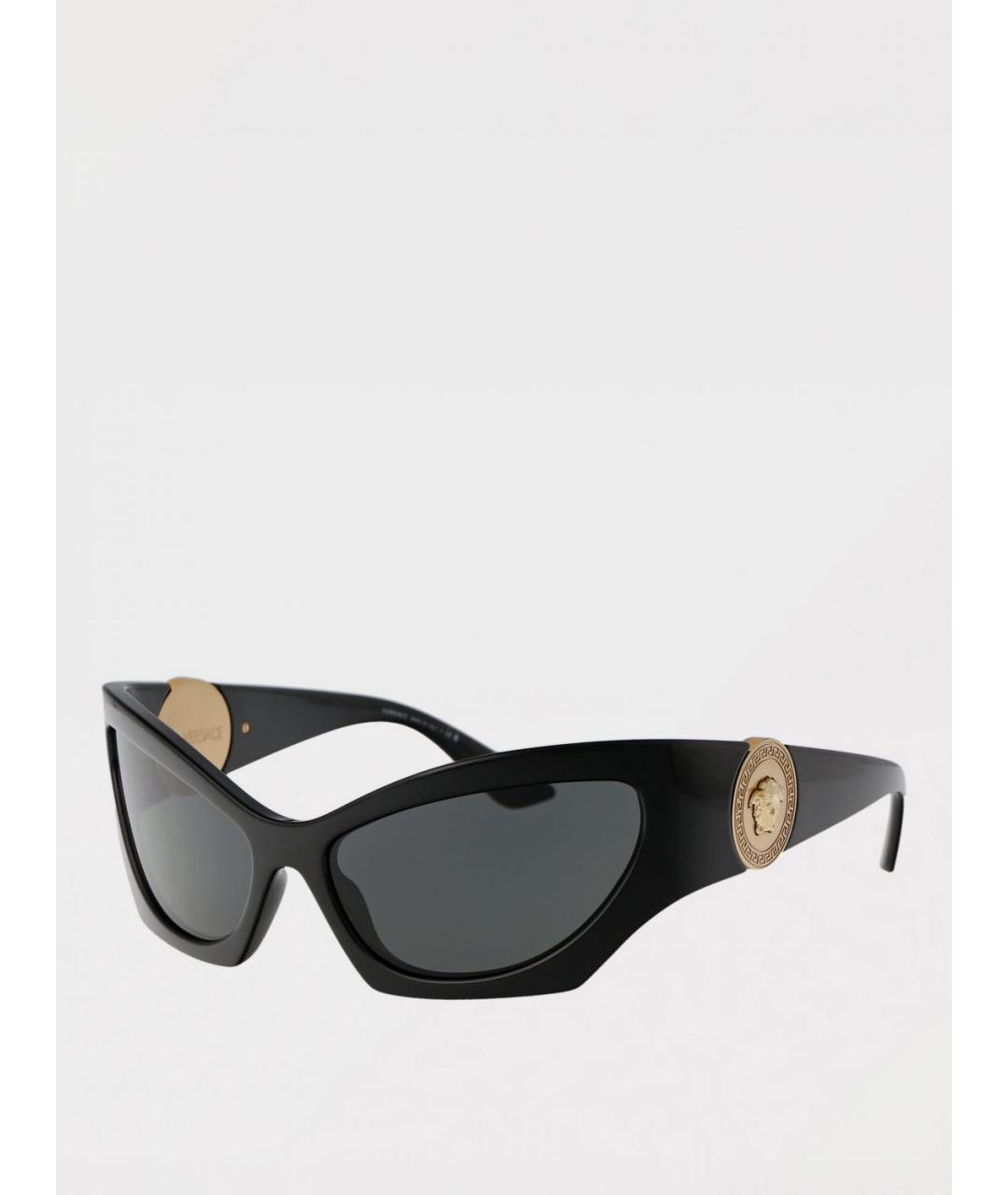 VERSACE Черные солнцезащитные очки, фото 4