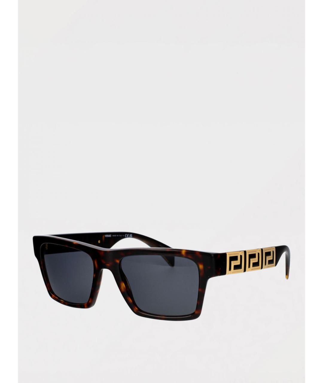 VERSACE Коричневые солнцезащитные очки, фото 5