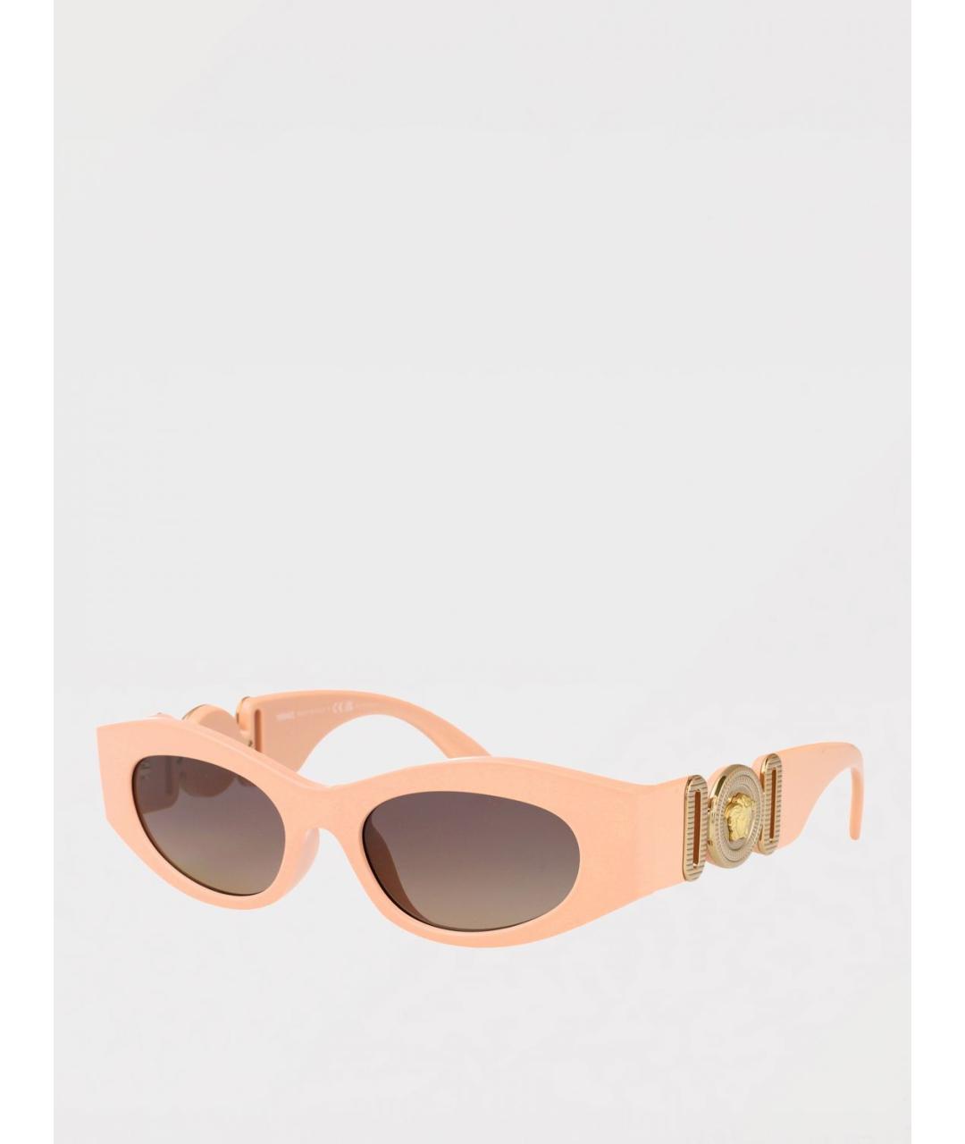 VERSACE Розовые солнцезащитные очки, фото 4