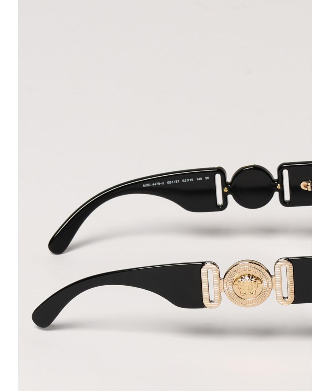 VERSACE Черные солнцезащитные очки, фото 4