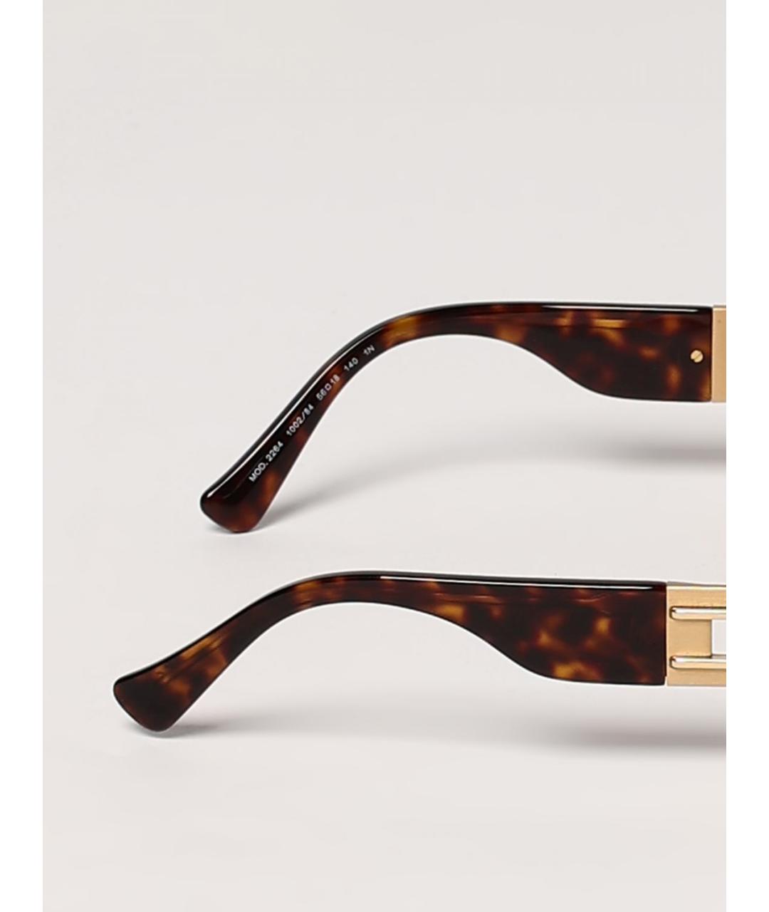 VERSACE Золотые солнцезащитные очки, фото 4