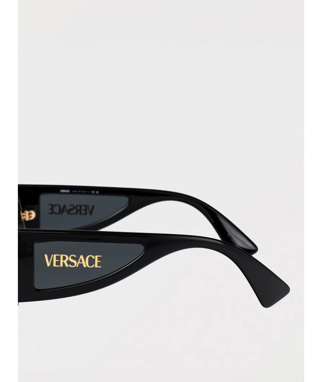 VERSACE Черные солнцезащитные очки, фото 3