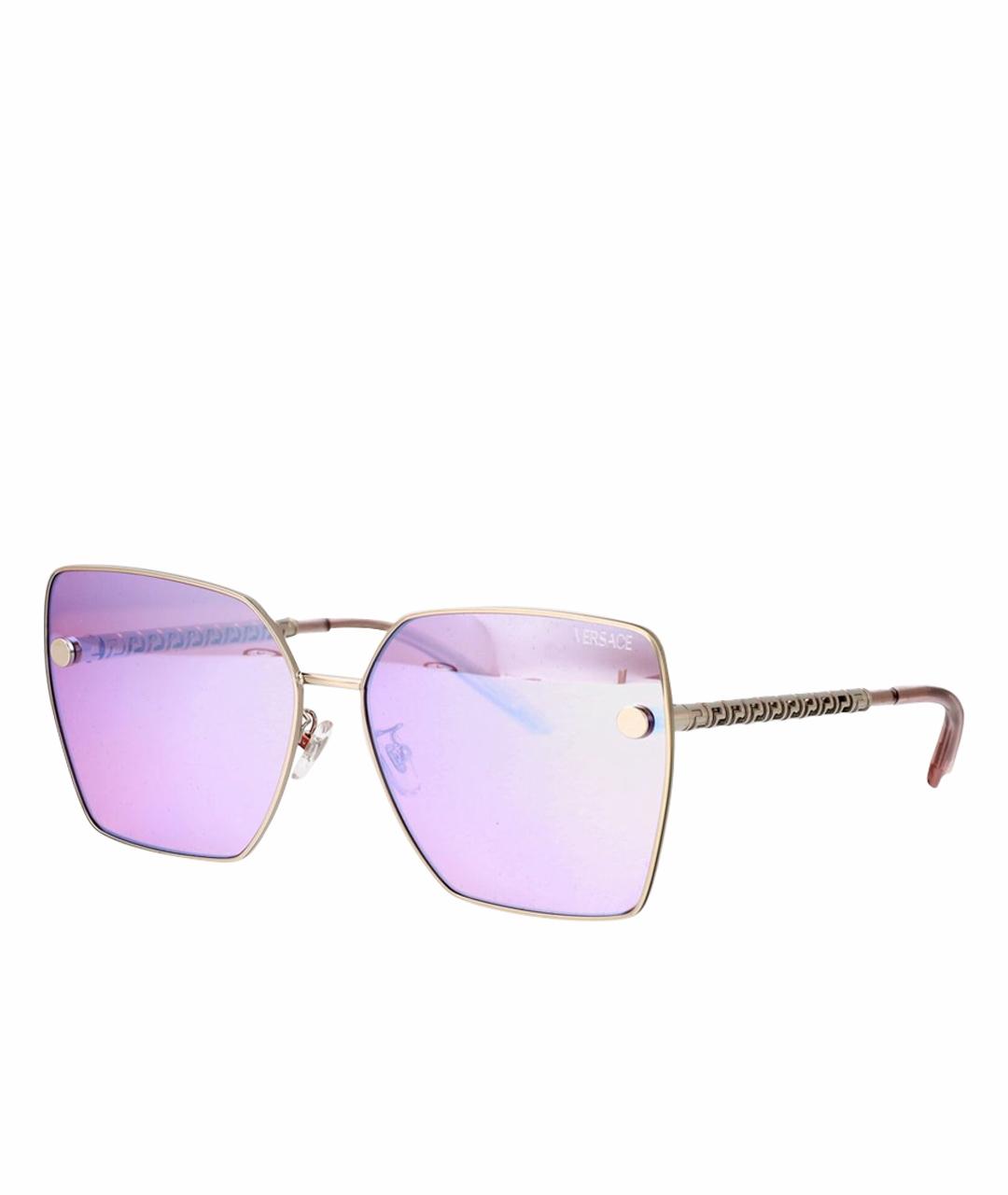 VERSACE Серебряные солнцезащитные очки, фото 1