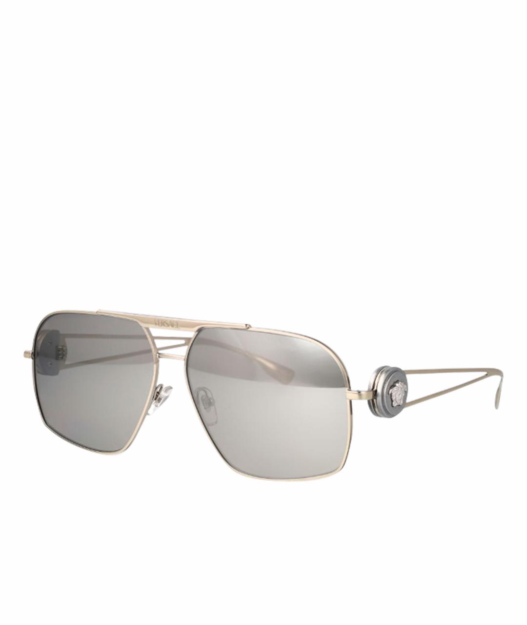 VERSACE Серебряные солнцезащитные очки, фото 1