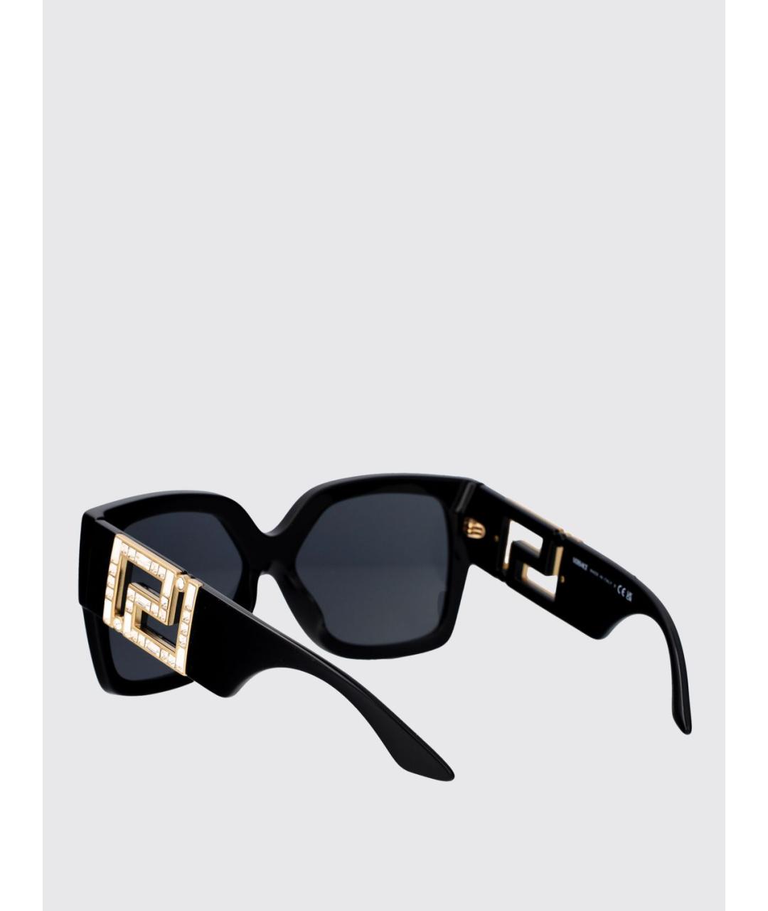 VERSACE Черные солнцезащитные очки, фото 3