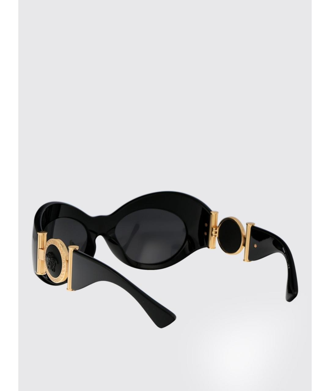 VERSACE Черные солнцезащитные очки, фото 3