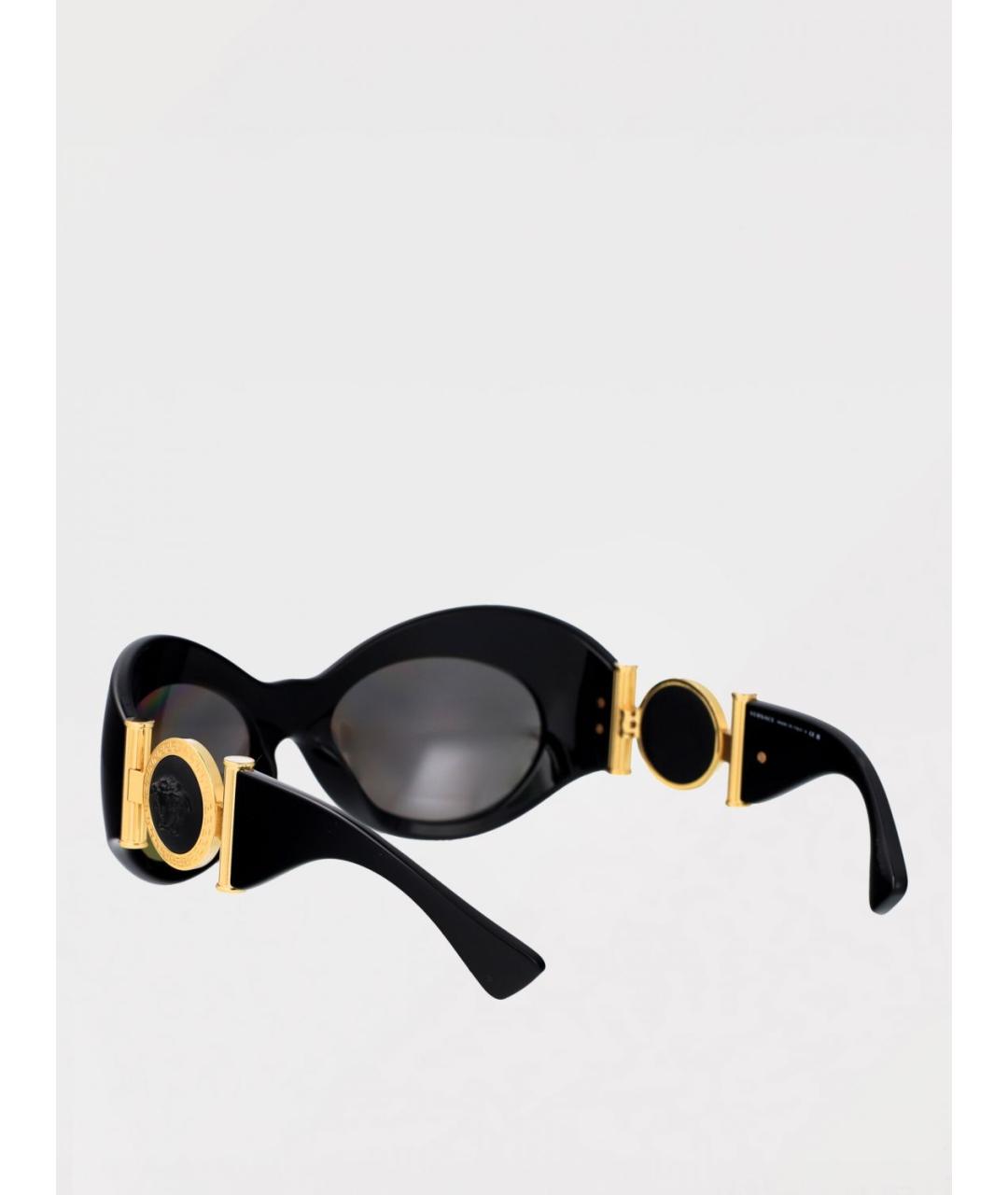 VERSACE Черные солнцезащитные очки, фото 3