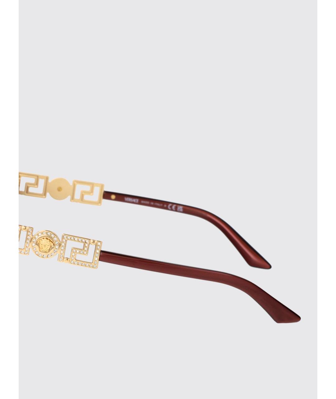 VERSACE Красные солнцезащитные очки, фото 4