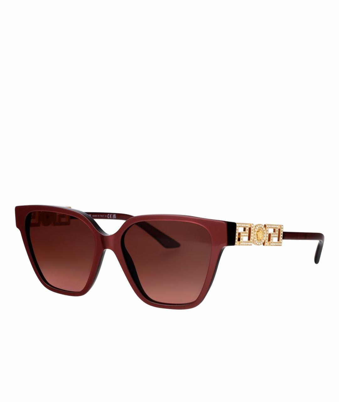 VERSACE Красные солнцезащитные очки, фото 1