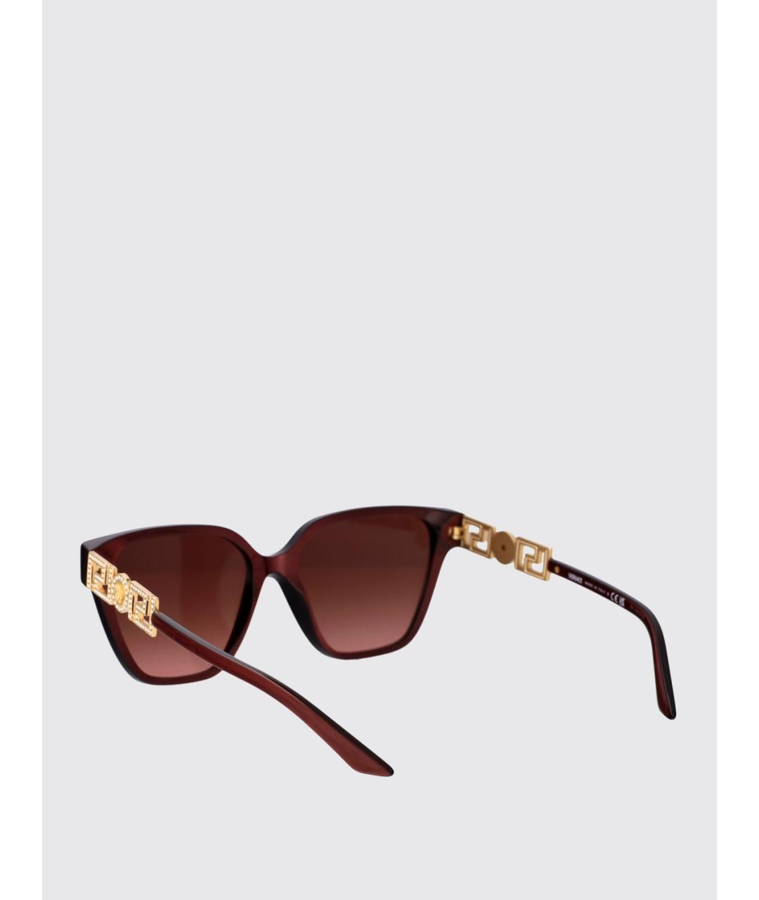 VERSACE Красные солнцезащитные очки, фото 3