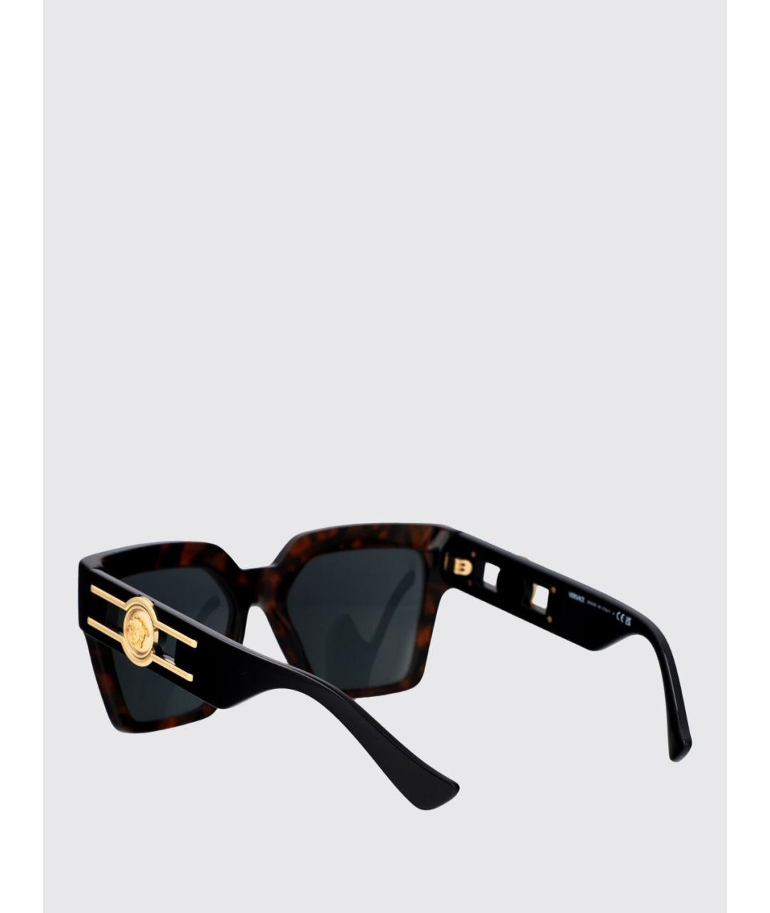 VERSACE Коричневые солнцезащитные очки, фото 2