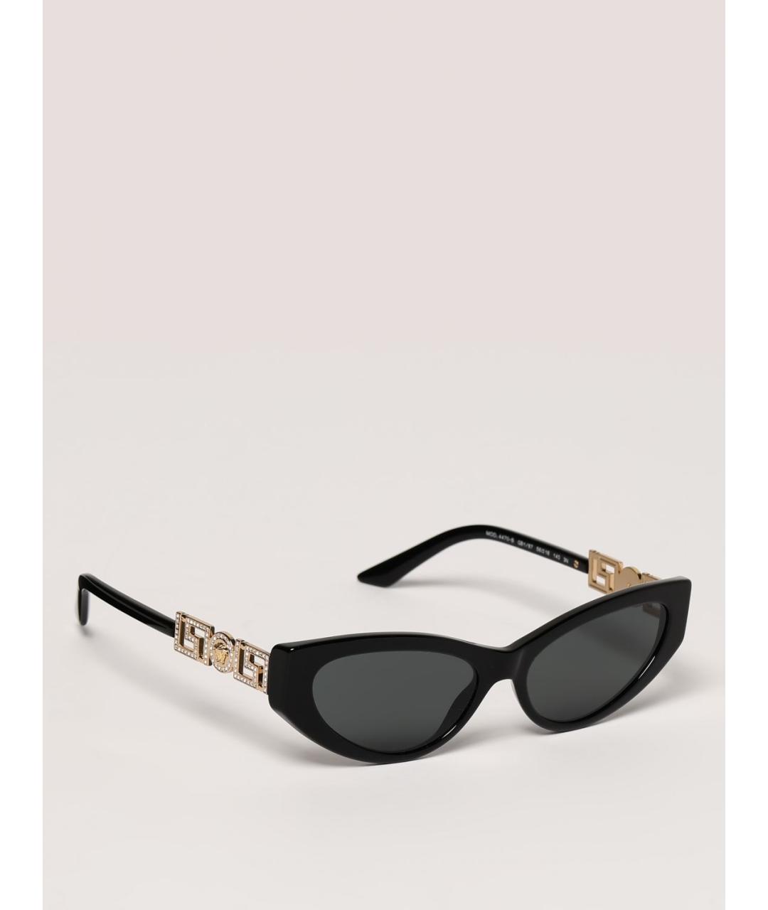 VERSACE Черные солнцезащитные очки, фото 5