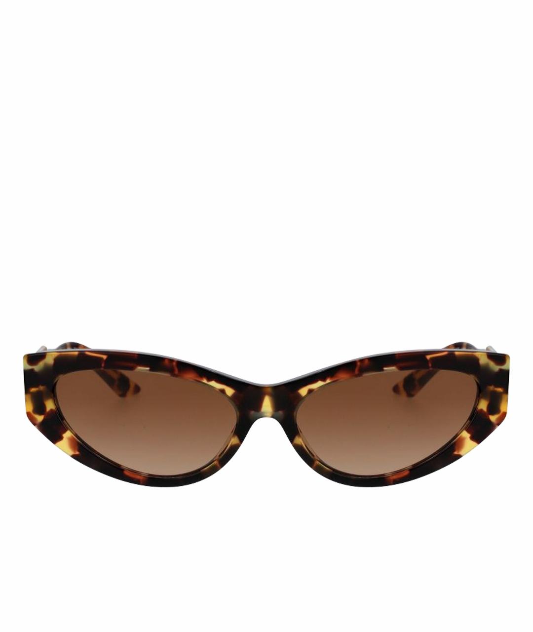 VERSACE Коричневые солнцезащитные очки, фото 1
