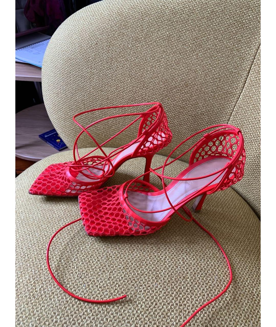 BOTTEGA VENETA Красные туфли, фото 6