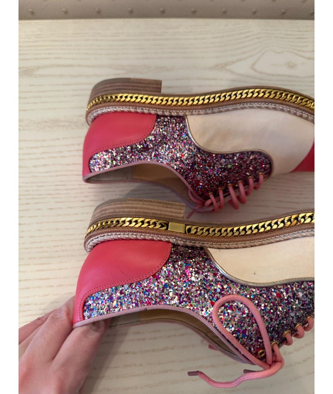 CHRISTIAN LOUBOUTIN Мульти туфли, фото 7