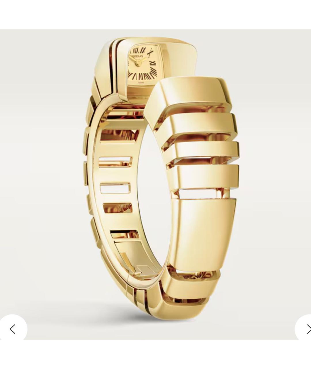 CARTIER Золотые часы из желтого золота, фото 4