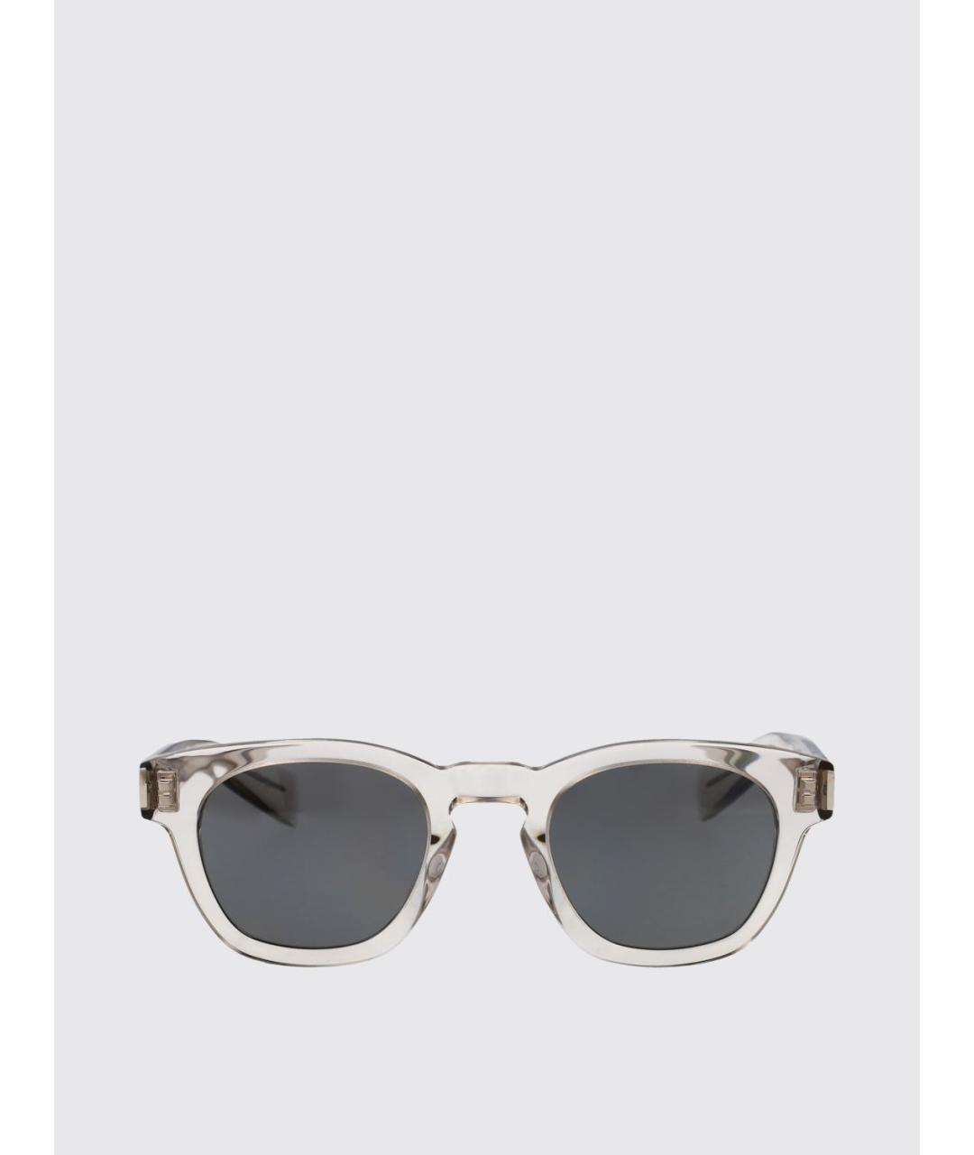 SAINT LAURENT Бежевые солнцезащитные очки, фото 2