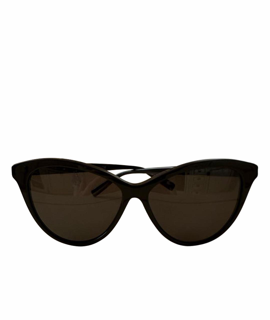 SAINT LAURENT Черные пластиковые солнцезащитные очки, фото 1