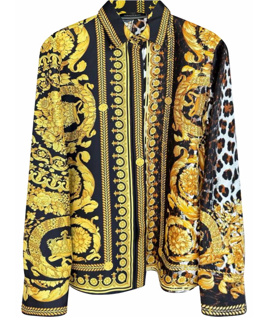 VERSACE Золотая блузы, фото 1