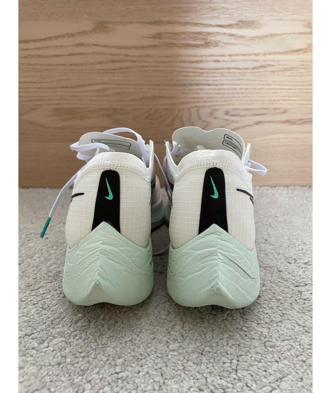 NIKE Бежевые текстильные низкие кроссовки / кеды, фото 3