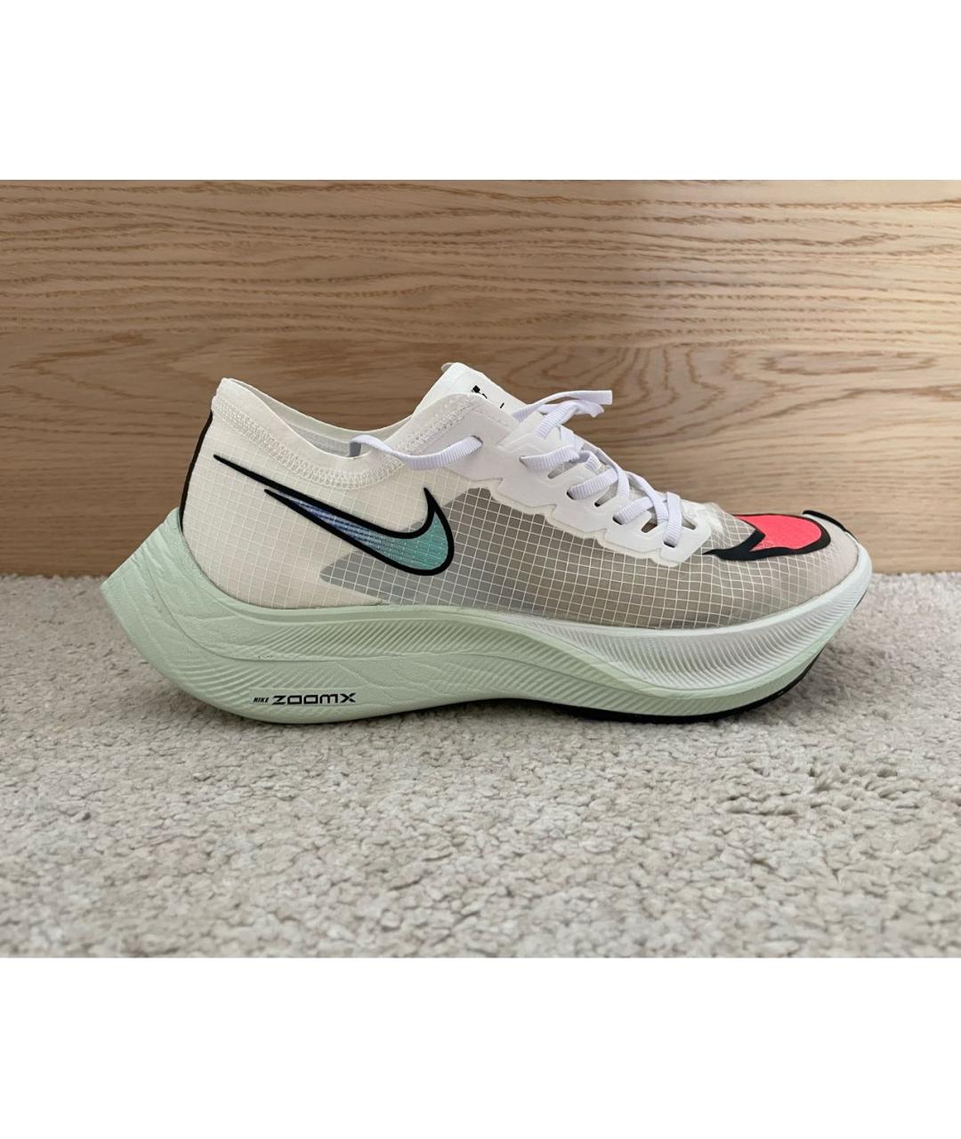 NIKE Бежевые текстильные низкие кроссовки / кеды, фото 8