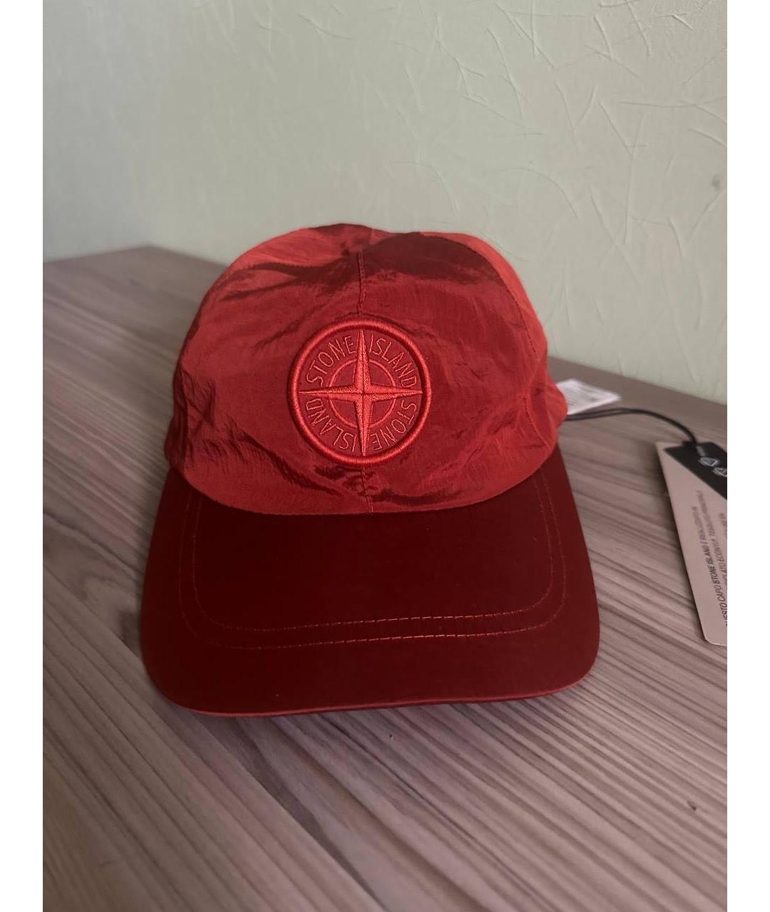 STONE ISLAND Оранжевая кепка, фото 5