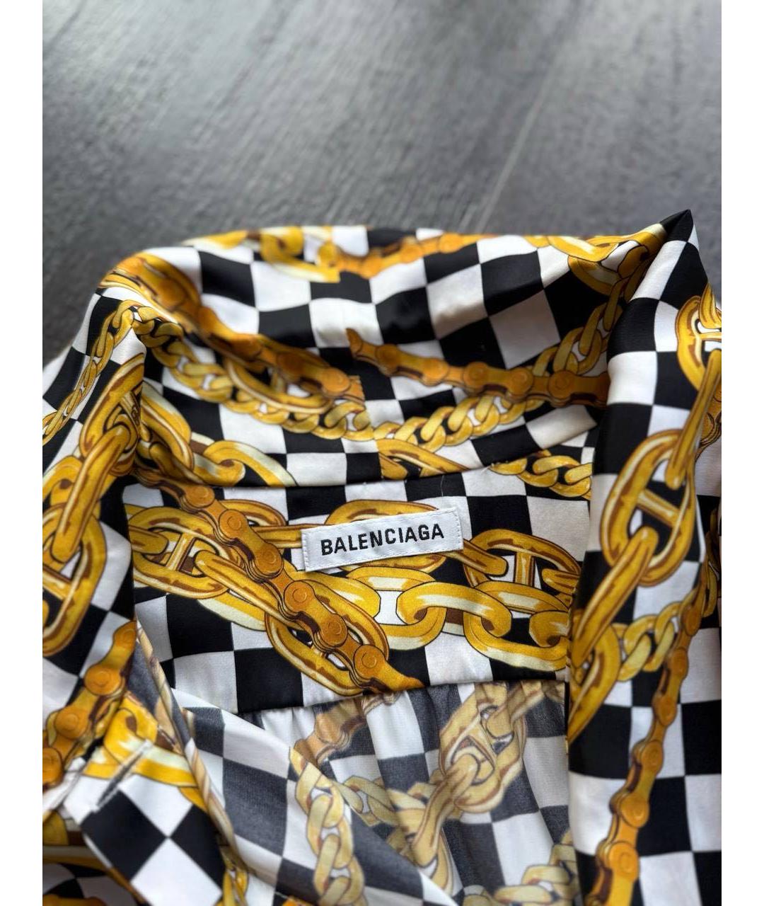 BALENCIAGA Золотая блузы, фото 3