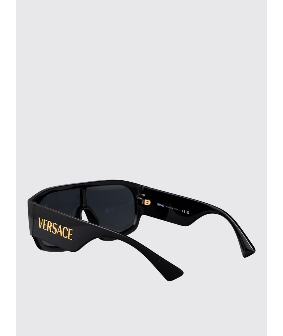 VERSACE Черные солнцезащитные очки, фото 3