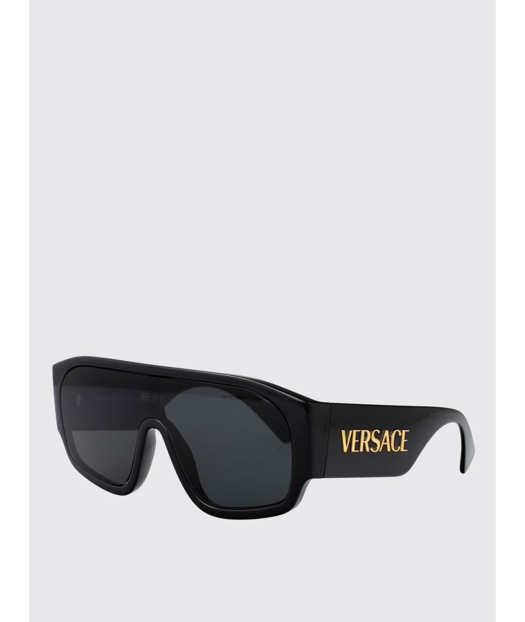 VERSACE Черные солнцезащитные очки, фото 4