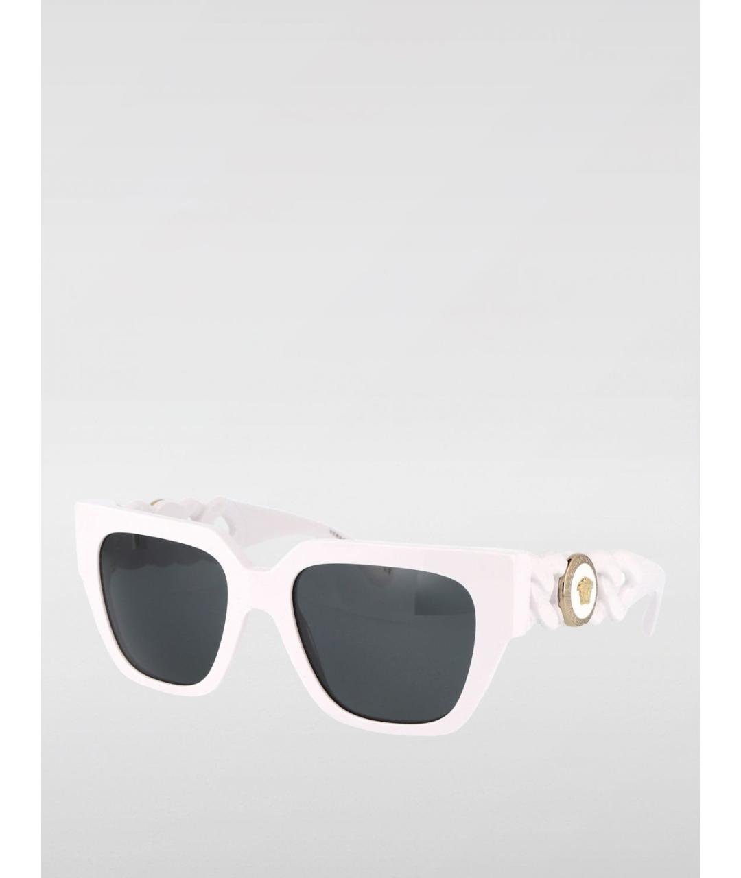 VERSACE Белые солнцезащитные очки, фото 5