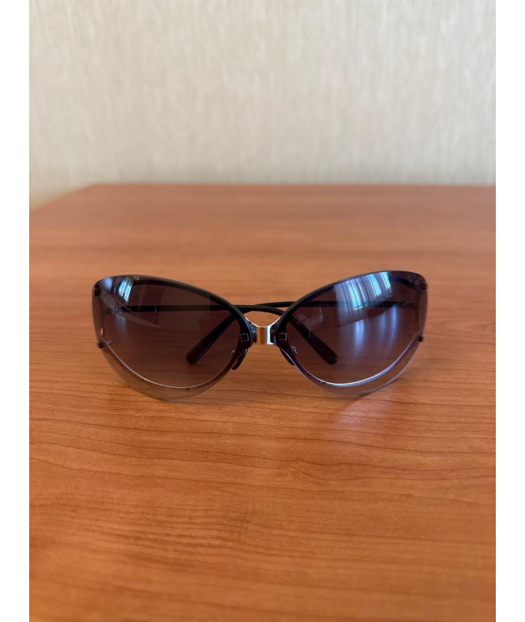 CARTIER Фиолетовые металлические солнцезащитные очки, фото 2