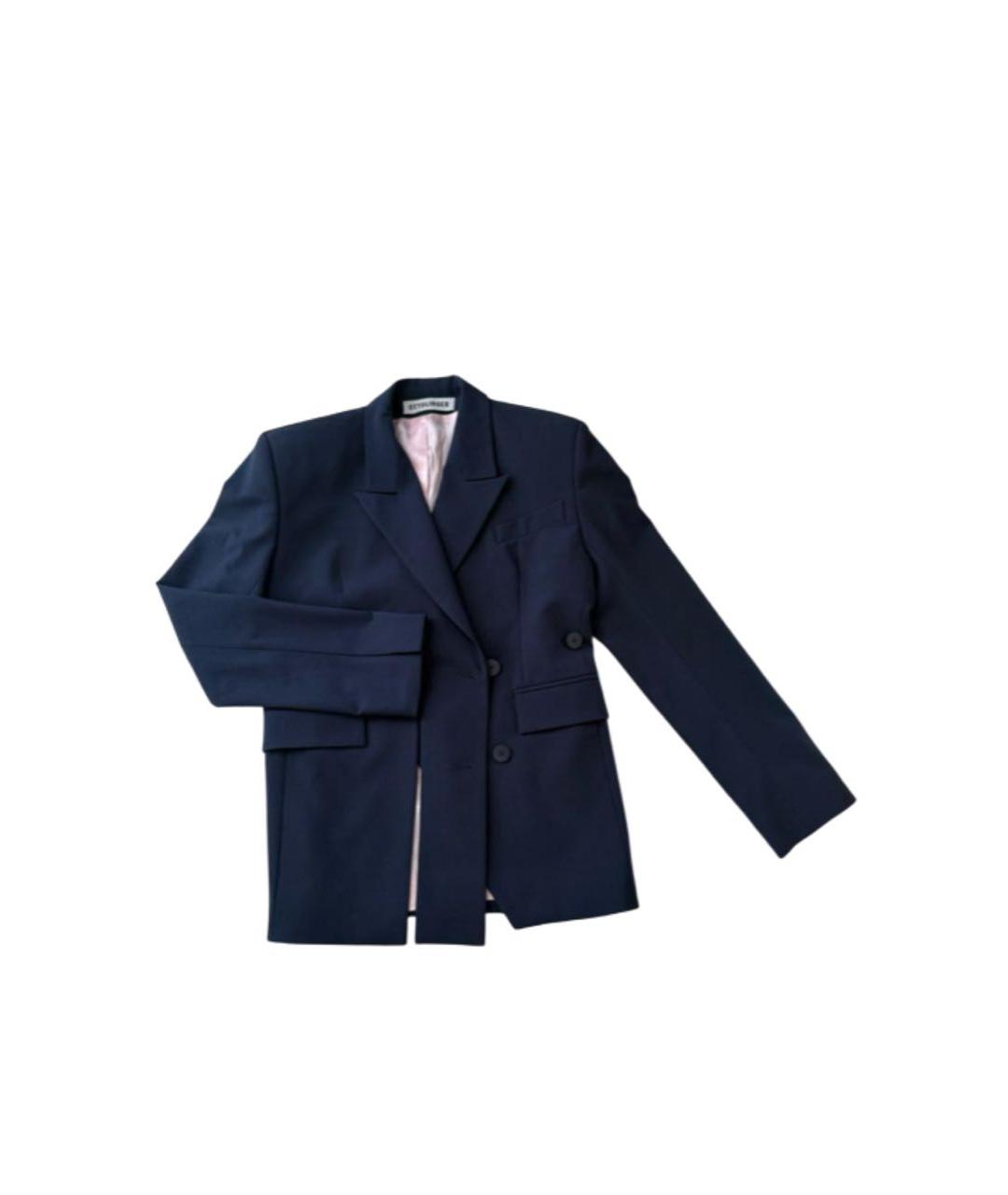 OTTOLINGER Темно-синий хлопко-эластановый жакет/пиджак, фото 2