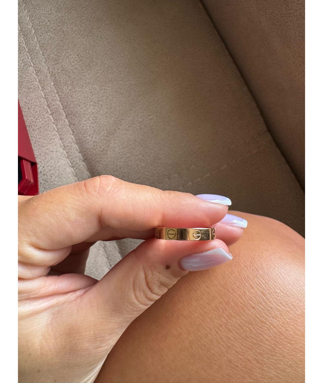 CARTIER Золотое кольцо из розового золота, фото 4