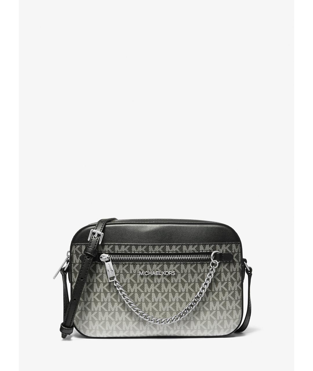 MICHAEL KORS Черная сумка через плечо из искусственной кожи, фото 8