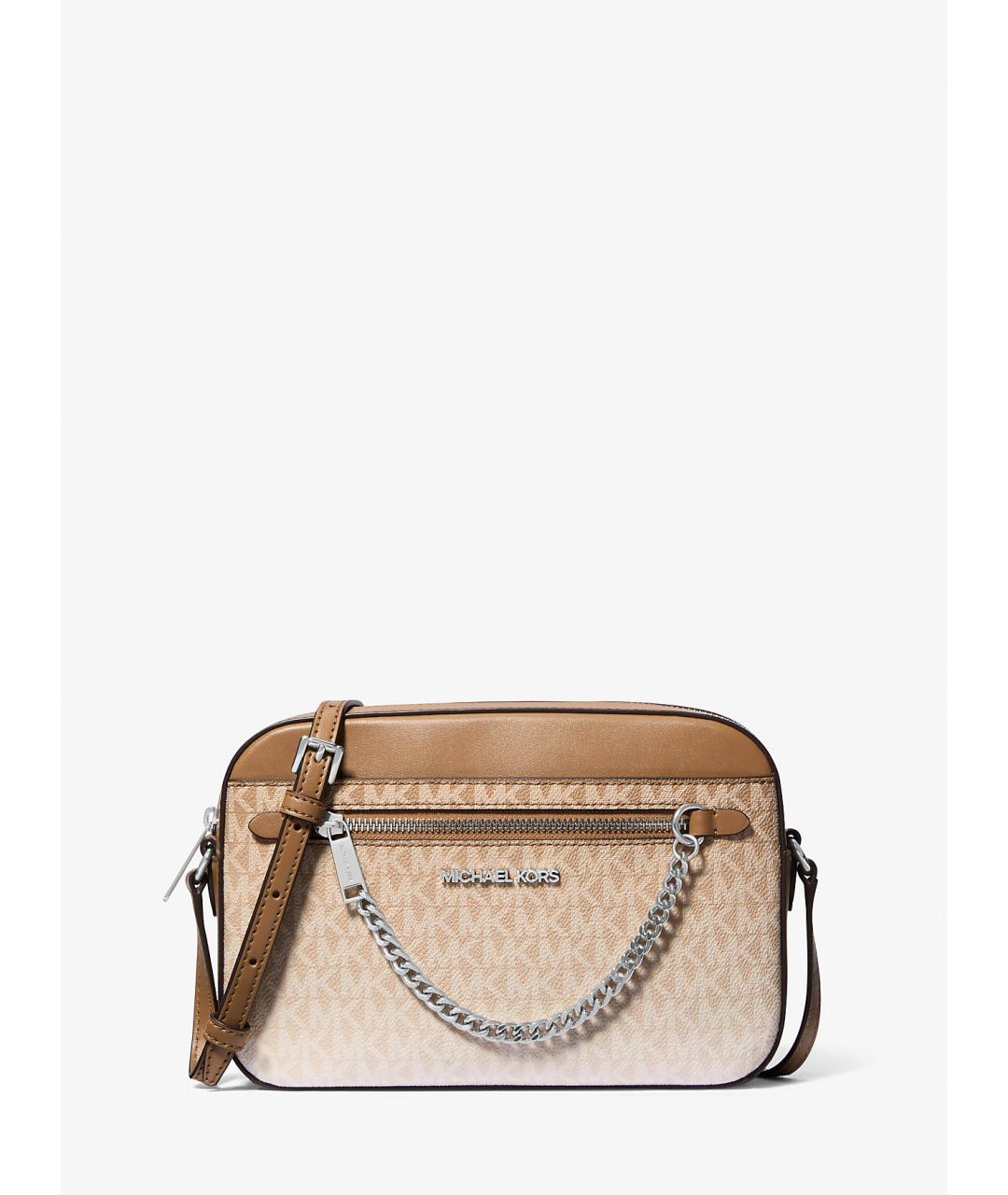 MICHAEL KORS Коричневая сумка через плечо из искусственной кожи, фото 8