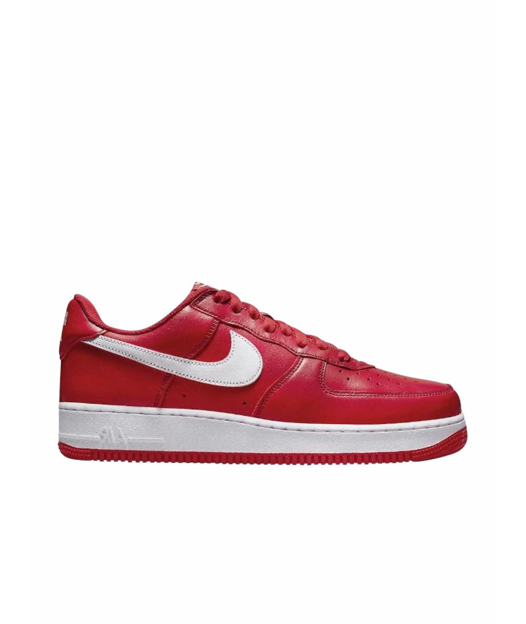 NIKE Красные кожаные кроссовки, фото 1