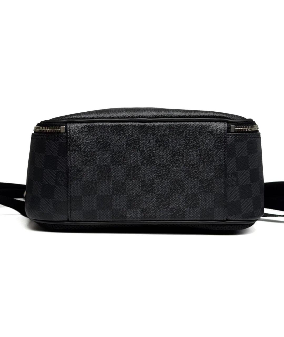 LOUIS VUITTON Черный кожаный рюкзак, фото 3