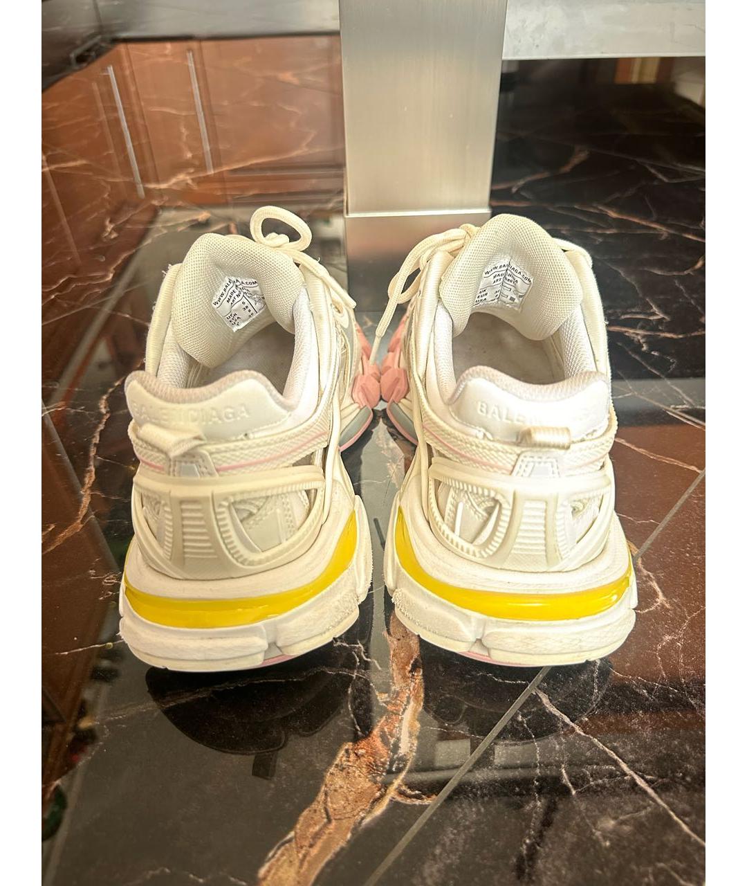 BALENCIAGA Белые кроссовки, фото 4