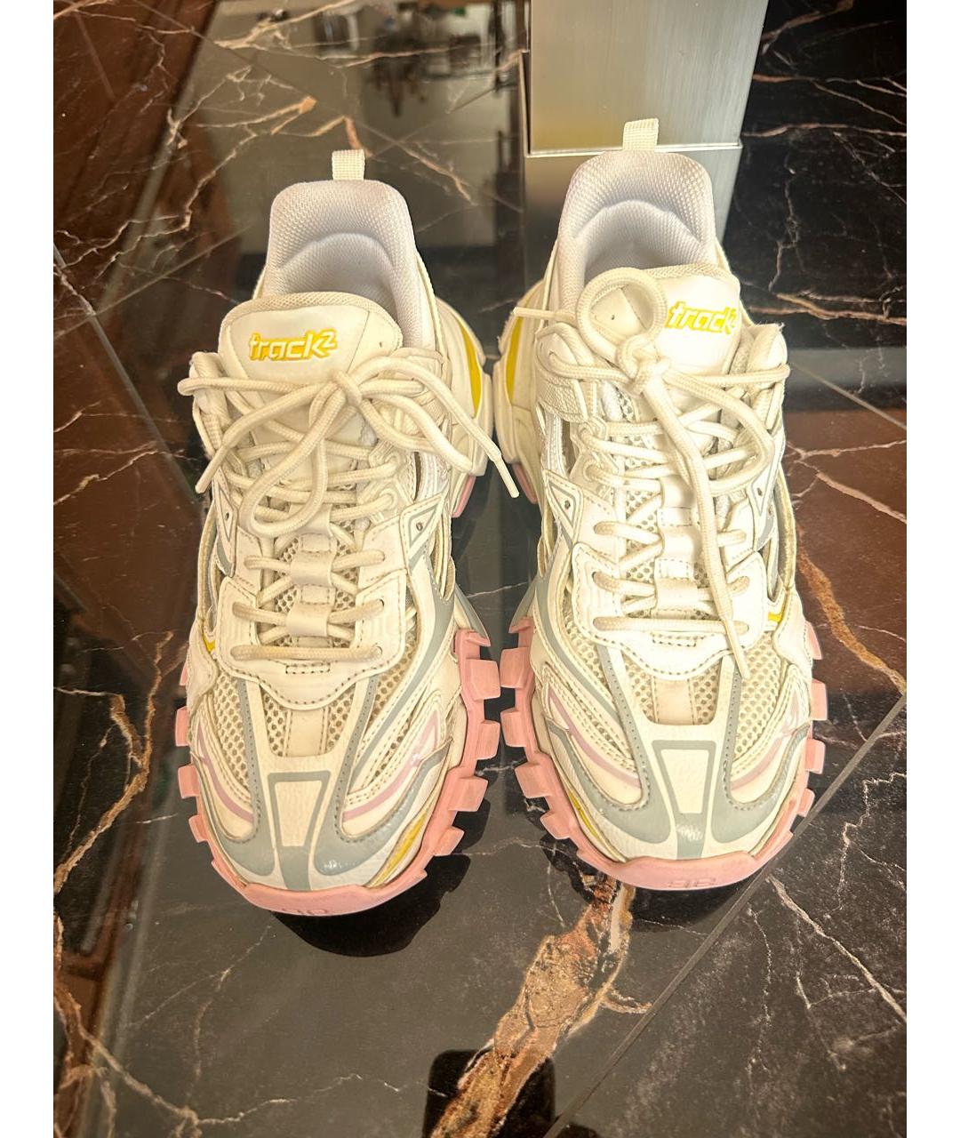 BALENCIAGA Белые кроссовки, фото 2