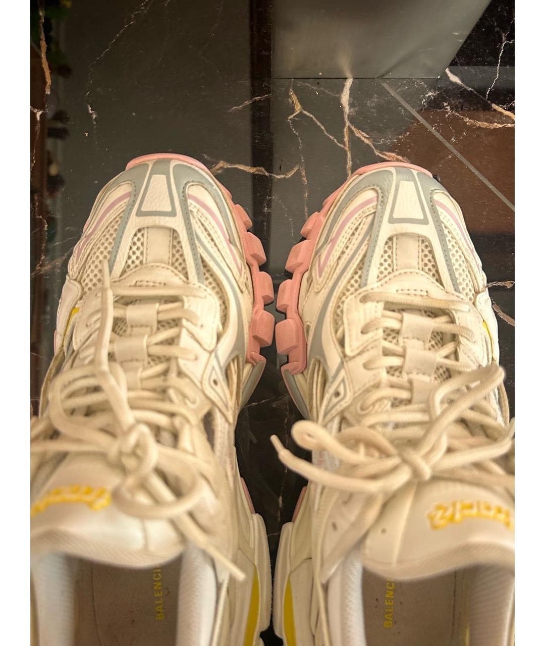 BALENCIAGA Белые кроссовки, фото 3